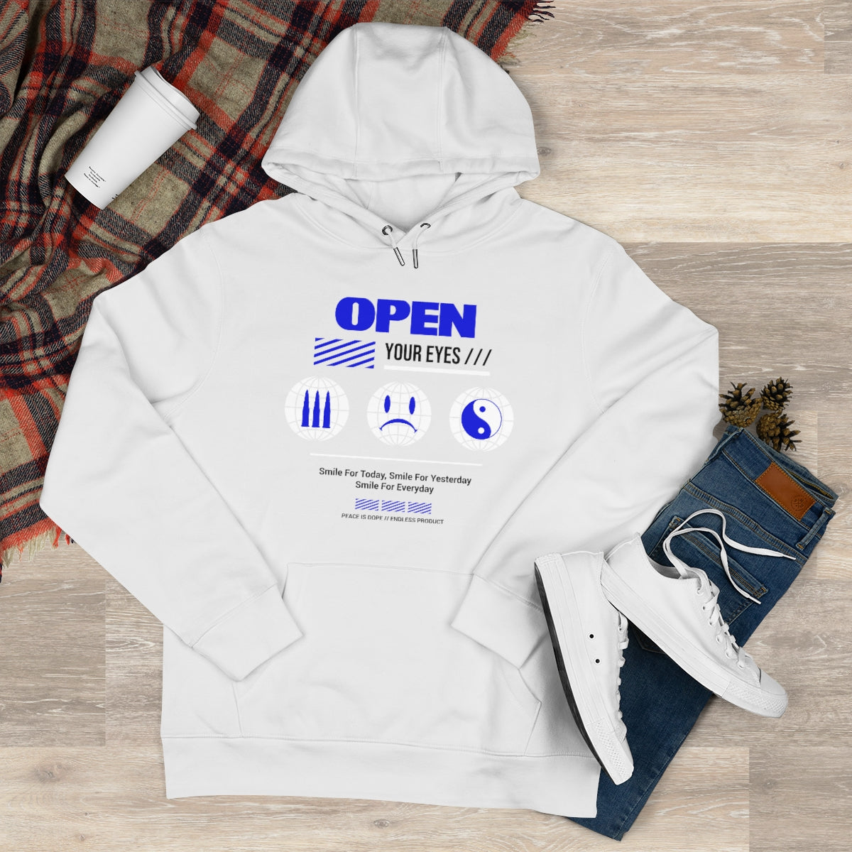 King "open your eyes" Hooded Sweatshirt