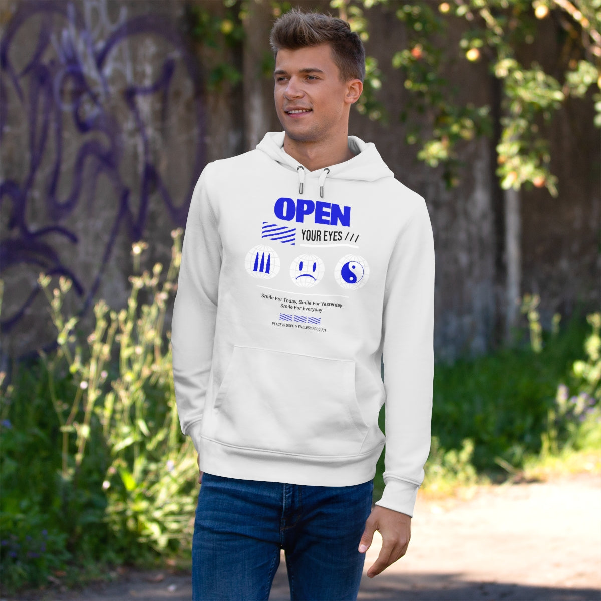 King "open your eyes" Hooded Sweatshirt