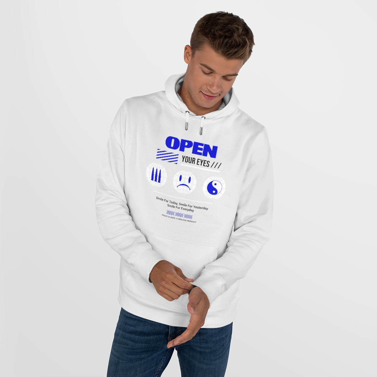 King "open your eyes" Hooded Sweatshirt