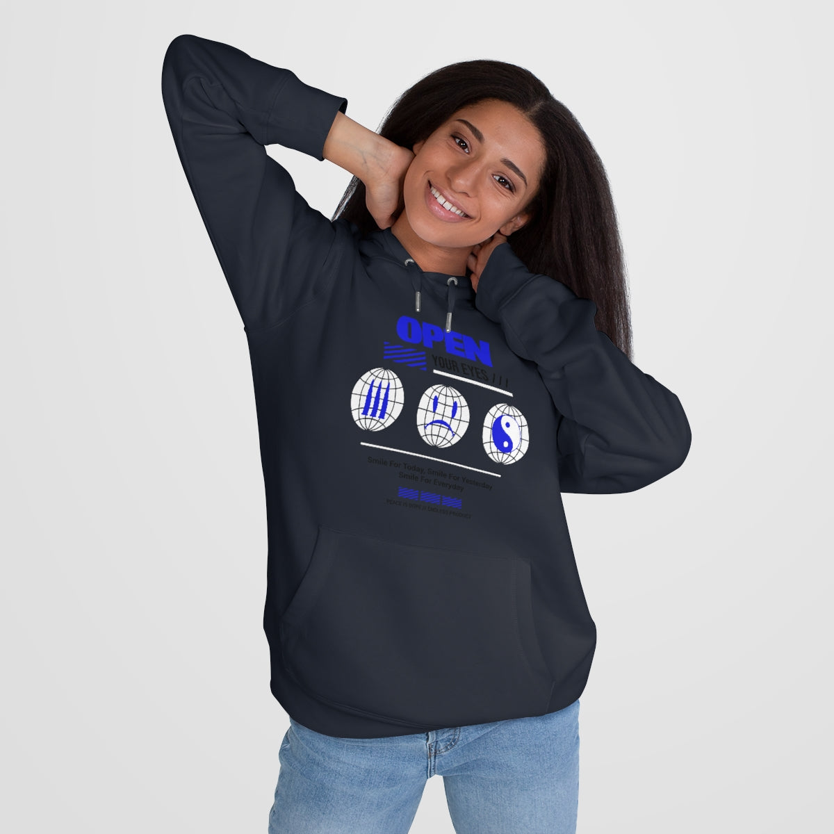 King "open your eyes" Hooded Sweatshirt